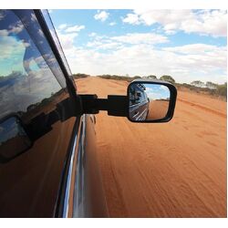 MSA Power Fold™ Towing Mirrors to suit Ford Ranger Super Duty (12/2025-On) - Black