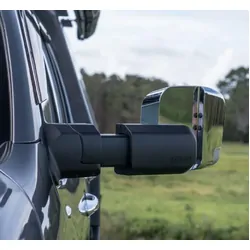 MSA Towing Mirrors to suit Ford Ranger (2012-05/2022) - Chrome, Electric