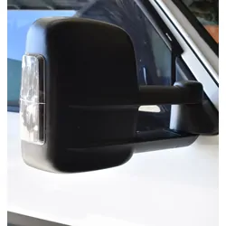 Extendable Towing Mirrors For Land Rover Discovery 3 & 4 - Black