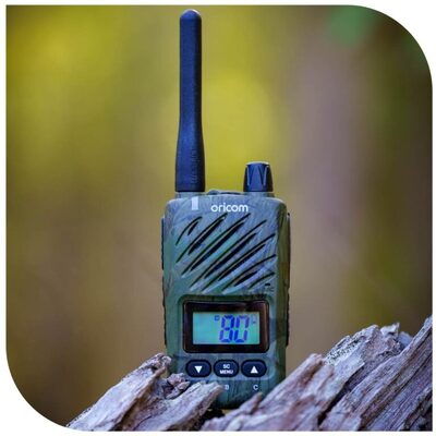 Oricom Waterproof IP67 Portable 5W UHF CB Radio - CAMO