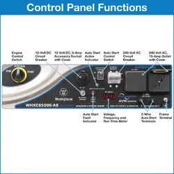 Westinghouse WHXC8500E-AS 4 Stroke Petrol Generator 6750W