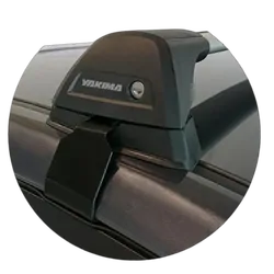 Yakima FlushBar 100cm Silver Pair (S6Y) To Suit Hyundai Ioniq 5dr Hatch 02/2019-/On