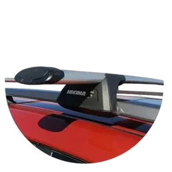 Yakima ThruBar 135cm Silver Pair (S17Y) To Suit Subaru Crosstrek 5dr SUV 05/2023-/On