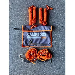 Campboss Boss Shadow 270 XL Free Standing Awning - w/zip opening for RTT