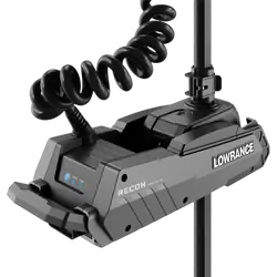 Lowrance RECON Freshwater 60in Trolling Motor. Includes FreeSteer Joystick Remote, Wireless Foot Pedal, HDI Nosecone.