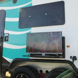 RV Media Full Frameless HD LED Smart TV w/ Built In DVD Player 24"