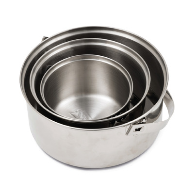 Campfire Stainless Steel Pot Set - 6Pc