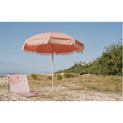 Oztrail Palm Club Beach Umbrella - Cable Beach Pink