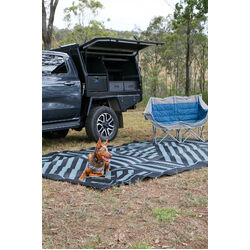 Companion Recycled Ground mat 4m x 2.4m Black & Grey