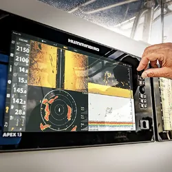Humminbird APEX 13 Fishfinder Chirp With Mega Side Imaging + GPS