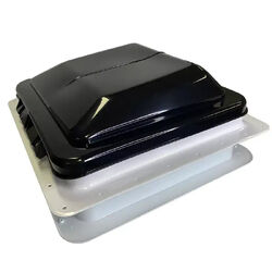 Coast to Coast 14x14 Black Wind-Up Roof Vent With 12V Fan & LED