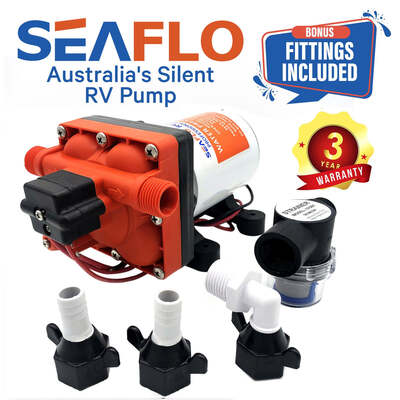 Seaflo Rv Supreme 55Psi/11.3Lpm 12V Water Pump