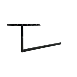 BBQARM Caravan/ Trailer Under Chassis Mounting Kit Regular Black 1m
