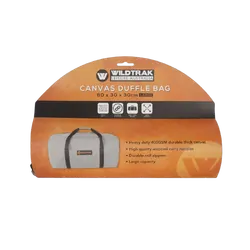 Wildtrak Explorer Duffle Bag Large 400G Ripstop Canvas 60X30X30Cm