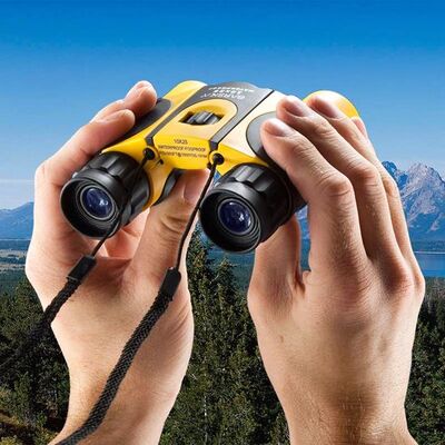 BARSKA 10x25mm Colorado Yellow Waterproof Compact Binoculars