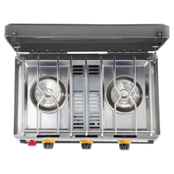 Gasmate Turbo 2 Burner Lpg Stove & Grill