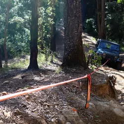 Carbon Offroad Monkey Fist Premium 7T X 10M Braided Winch Extension Rope