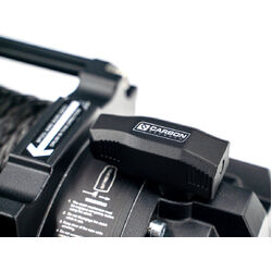 Carbon Scout Pro - 20000lb Extreme Duty Truck Winch with Mega Pro Winch Hook - Black