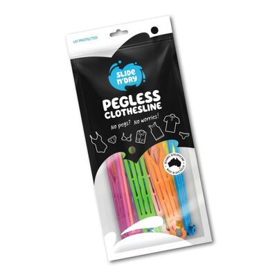 Slide n' Dry Pegless Clothesline | Rainbow