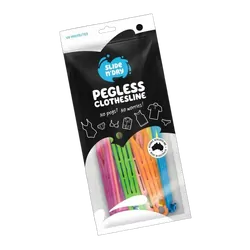 Slide N' Dry Pegless Clothesline Rainbow