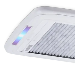 Dometic Midi Heki Skylight w/ LED Lighting & White Edge Dome