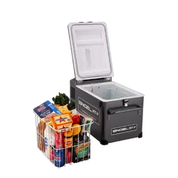 Engel 32 Litre Portable Fridge-Freezer & Msa Ds40 Fridge Drop Slide Bundle