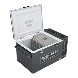 Engel 57 Litre Combi Portable Fridge and Freezer & Msa Ds60 Fridge Drop Slide Bundle