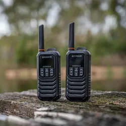ECOXTALK EXG200 2-Watt IP67 Handheld UHF Radio Twin Pack (13km)