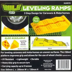 Hulk 4x4 Set 2 Level Ramp 3 Step 5000kg 40, 70& 100mm