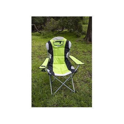 Hulk 4X4 High Back Padded Camp Chair With Cup Holder