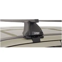 Rhino Rack Euro 2500 Black 2 Bar Roof Rack For Land Rover Freelander 2 5Dr 4Wd 06/07 On