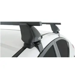 Rhino Rack Euro 2500 Black 2 Bar Roof Rack For Hyundai Elantra 4Dr Sedan 06/11 To 01/16
