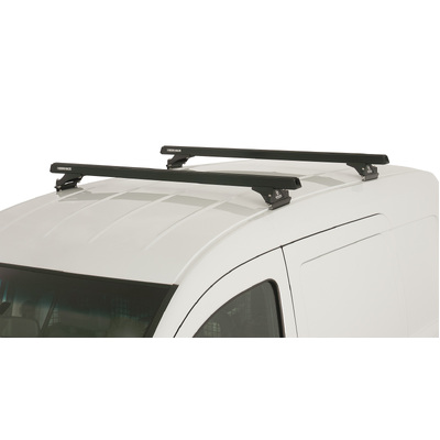 Rhino Rack Heavy Duty Rltp Black 2 Bar Roof Rack For Holden Combo Xc 2Dr Van 09/02 On