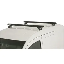 Rhino Rack Heavy Duty Rltp Black 2 Bar Roof Rack For Holden Combo Xc 2Dr Van 09/02 On