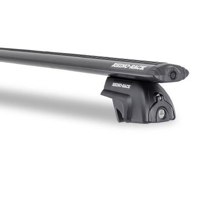 Rhino Rack Vortex Sx Black 2 Bar Roof Rack For BMW X1 E84 5Dr Suv With Roof Rails 04/10 To 09/15