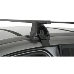 Rhino Rack Euro 2500 Black 2 Bar Roof Rack For Ford Kuga Tf 4Dr Suv 05/13 To 12/16