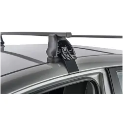 Rhino Rack Euro 2500 Black 2 Bar Roof Rack For Kia Cerato 4Dr Sedan 08/13 To 05/18