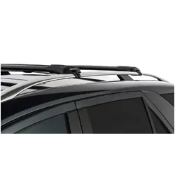 Rhino Rack Vortex Stealthbar Black 2 Bar Roof Rack For Mercedes Benz M Class W164 4Dr Suv With Roof Rails 09/05 To 03/12