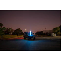 Krimped RGB LED buggy whip 6ft bluetooth