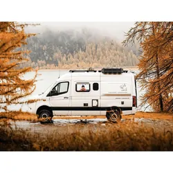 Front runner Mercedes-Benz Sprinter 144in/170in / L2/L3 / MWB/LWB Wheelbase w/o OEM Tracks (2006-Current) Slimline II Roof Rack Kit