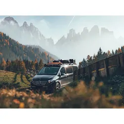 Front runner Mercedes-Benz V-Class XLWB (2014-Current) Slimline II Roof Rack Kit