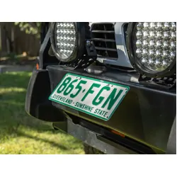 Flip-Up Number Plate Mounting Bracket