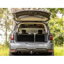 Standalone Rear Roof Shelf to suit Nissan Patrol Y62 [Small Side Molle Panels]