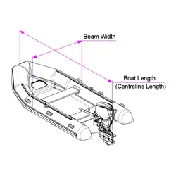 Oceansouth Inflatable Cover Suits 2.6m - 2.9m