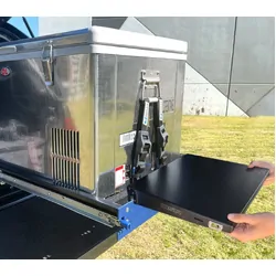 30009 Straight Slide Clip-On Table With Cutlery Roll