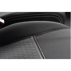 Rubbertree Premium Neoprene Seat Covers Fits Nissan Navara King Cab Facelift (D23) 2021+ Fronts Only
