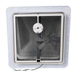 Outback Explorer Roof Vent with 12v fan - 14"x 14" Jensen style 