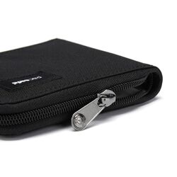 PACSAFE RFIDsafe Zip Around Wallet S25 - Jet Black