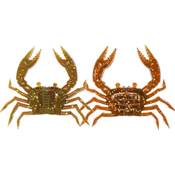 Rapala Crush City Trickster 1.5" Soft Plastic Black Nightmare