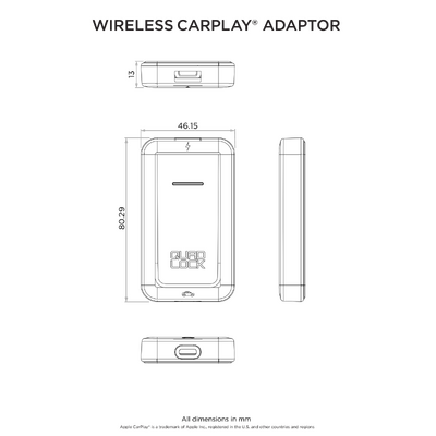 Quad Lock Wireless Carplay Adaptor